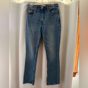 Abercrombie & Fitch Women's Blue Straight Jeans
